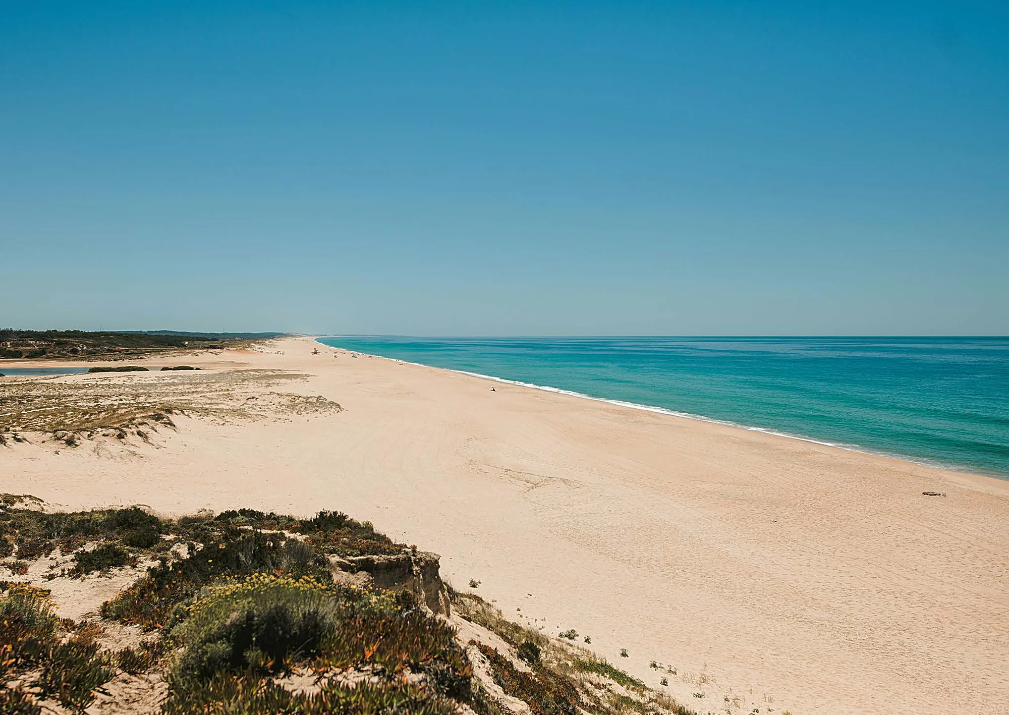 The beach of Costa de Santo André